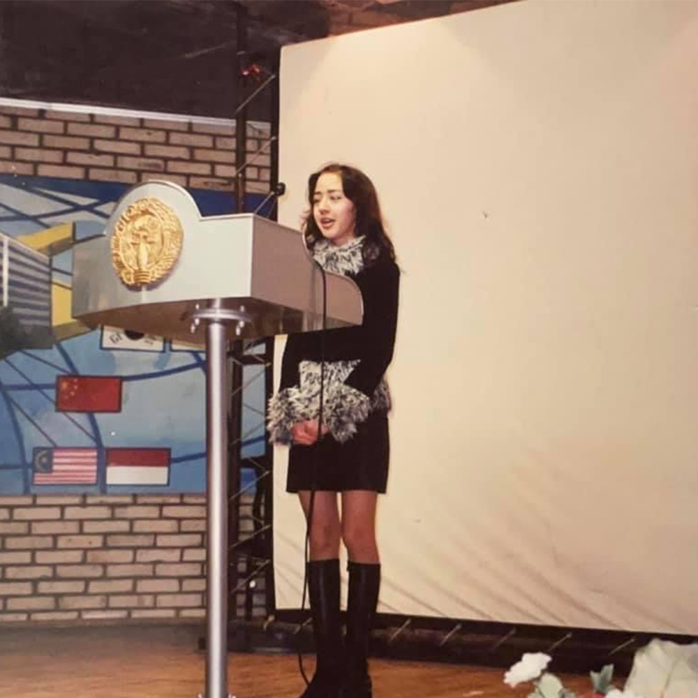 日本語弁論大会に参加したオルズグル